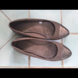 Taupe flats